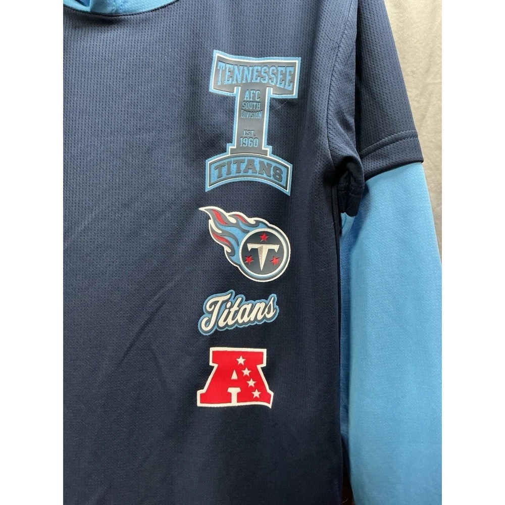NFL Tennessee Titans Hoodie Long Sleeve Shirt Youth L NWT - Picture 2 of 5